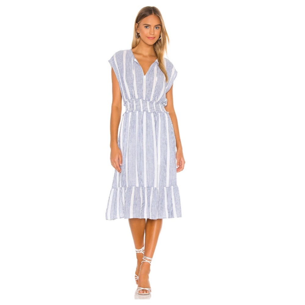 Rails Ashlyn Midi Dress in Levanzo Stripe, Size S